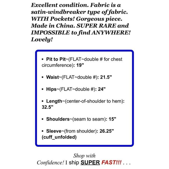 Anis A USA Sz S Brown Leopard Print Ruffle Collar Duster Swing Jacket Womens - Picture 6 of 6